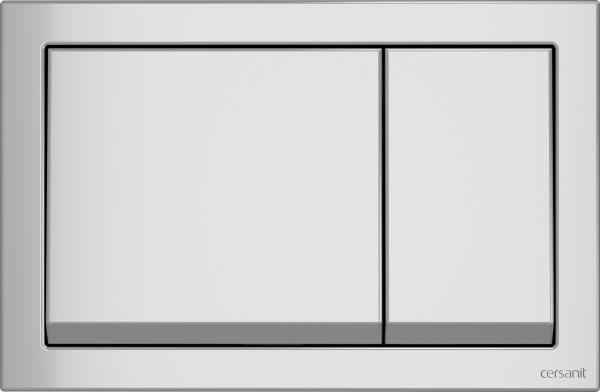 Кнопка: ENTER, хром матовый, универсальная, Сорт1 Cersanit BU-ENT/Cm